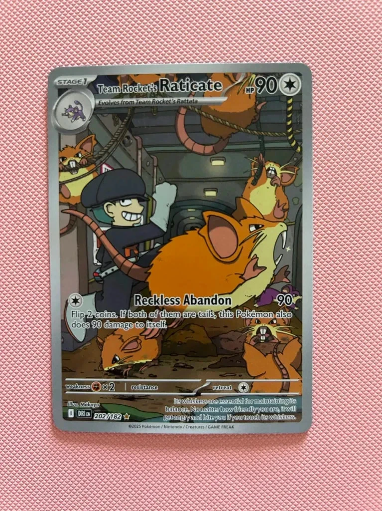 Team Rocket's Raticate - Destined Rivals #202 Price & Value ($4.75