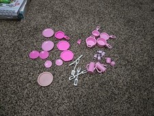 Vintage Barbie Tea Kettle Coffee Cups Pots And Pans Plates And Cups