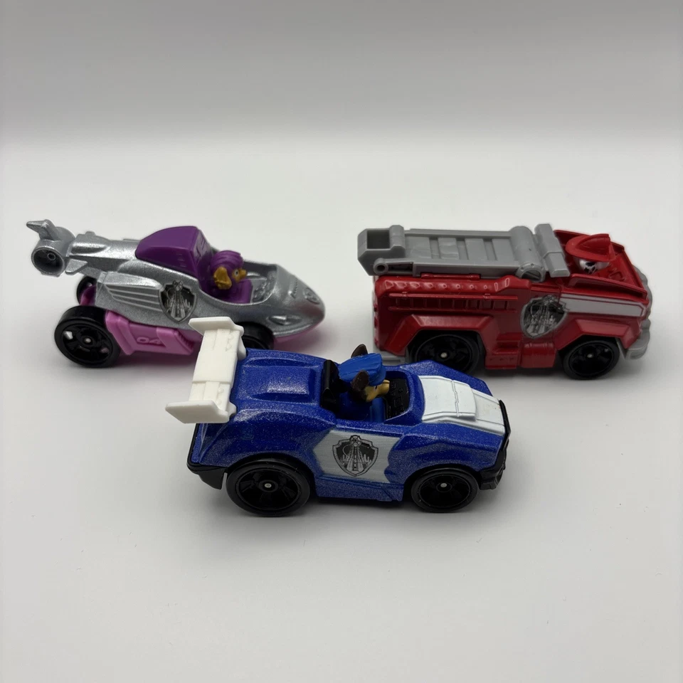 Lot Of 3 ✅ Paw Patrol The Movie True Metal Vehicles Pack Die-Cast Toy Cars - Image 2 of 4