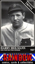 1993 Conlon Collection TSN #915 Harry Heilmann Detroit Tigers
