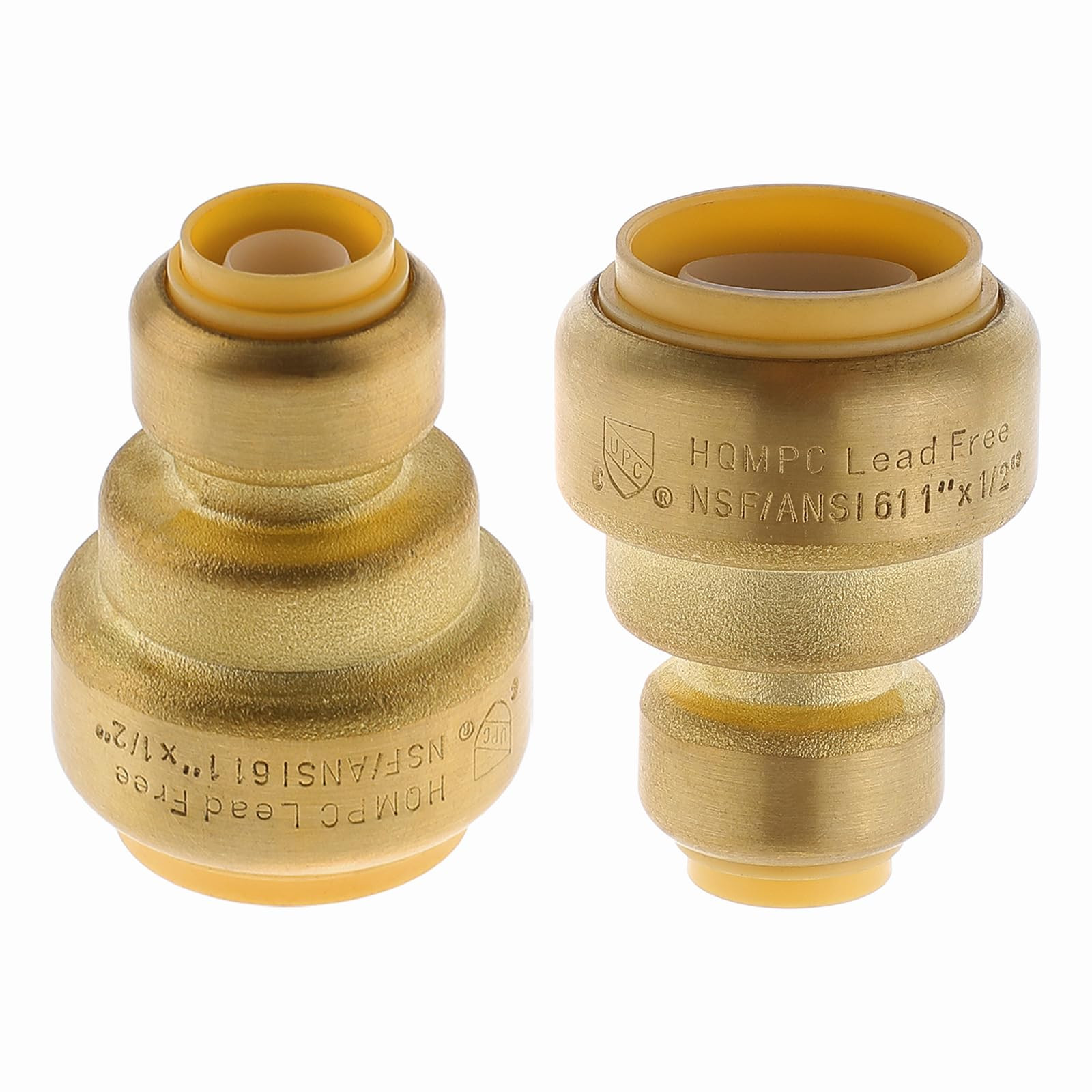 Push Fit PEX Fittings Straight Coupling 1/2