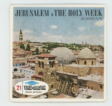 JERUSALEM and the Holy Week Jordan Scarce View-Master Packet C-831-E Exc. Cond