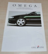 1997 Opel Omega Zubehor Tuning Accessories Brochure Prospekt Italia