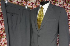 Nautica Modern Fit Battleship Gray Suit 38R