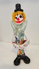 VTG Venetian Murano Italy Hand Blown Art Glass Circus Clown Figurine