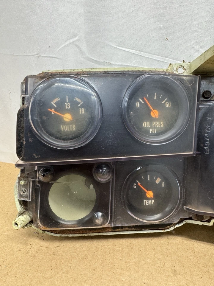 Cuadro de instrumentos de carrocería cuadrada 73-80 Chevy GMC C10 C20 C30 K5 GM CK K5 15 Foto 2 de 4