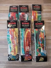6 - EVA PP St/2 Gliders Foam Airplanes Flying Gliders Planeurs NEW
