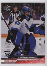 2024 Upper Deck PWHL 1st Edition Exclusives 3/100 Kristen Campbell #25 0c3