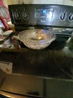 Vintage Set of 3 Pyrex Clear Glass Nesting Bowls #322, #323, #325 Nice Condition