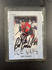 1995-96 Upper Deck Be a Player - Bob Probert #S221 Autographs (AU)