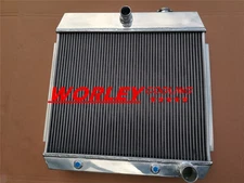 NJ-3Row Aluminum Radiator For Chevy Del Ray 4.3L V8 1957 brand new