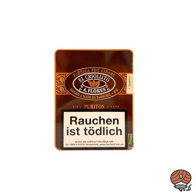 PDR El Criollito Purito Zigarren 6er Schachtel