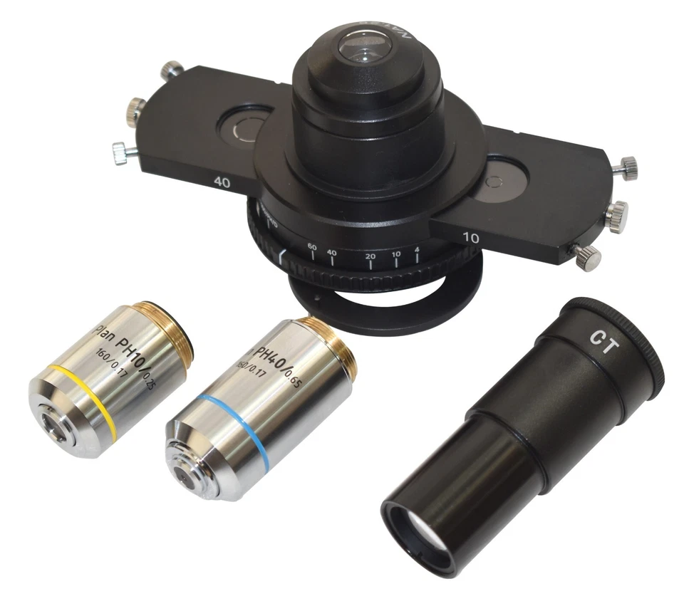 Microscopio de patología veterinaria de esperma/semen — óptica PLAN, fase y campo brillante, 5 MP Foto 4 de 4