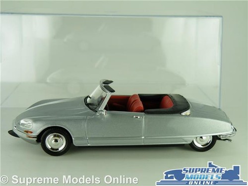 CITROEN DS 21 MODEL CAR CABRIOLET CONVERTIBLE 1970 GREY 1:43 NOREV + CASE DS21 K - Picture 2 of 5