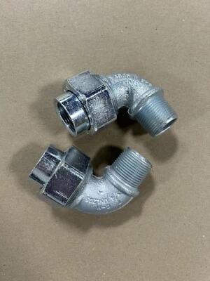 EATON Box of 10 UNL205 Crouse-Hinds Explosion Proof 3/4" Conduit Elbow Union 90°