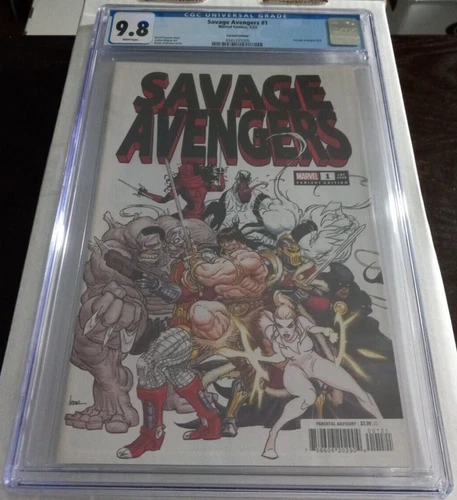 Savage Avengers #1 CGC 9.8 Kaare Andrews Variant Cover Edition Marvel Comics