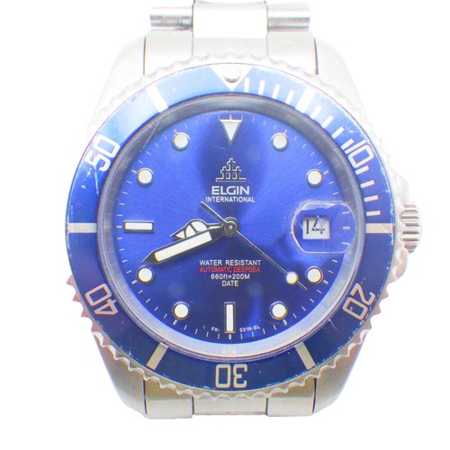 Elgin Automatic DEEPSEA 200m Diver FK-531-SL Vintage Men's