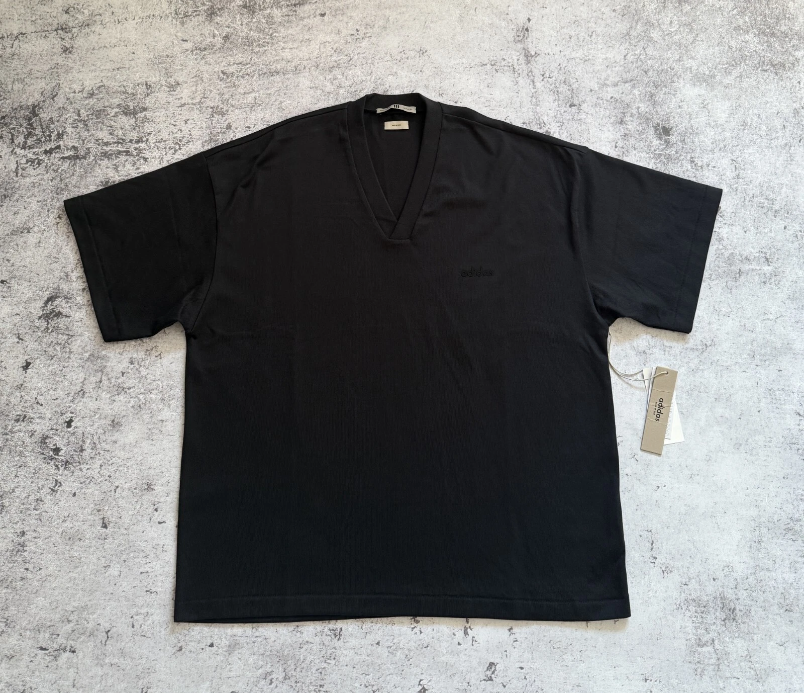 FEAR OF GOD ADIDAS X PAURA DI DIO ATLETICA MAGLIETTA SCOLLO A V IS8736 TAGLIA M