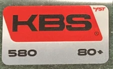 GENUINE KBS 580 80+ IRON SHAFT LABEL