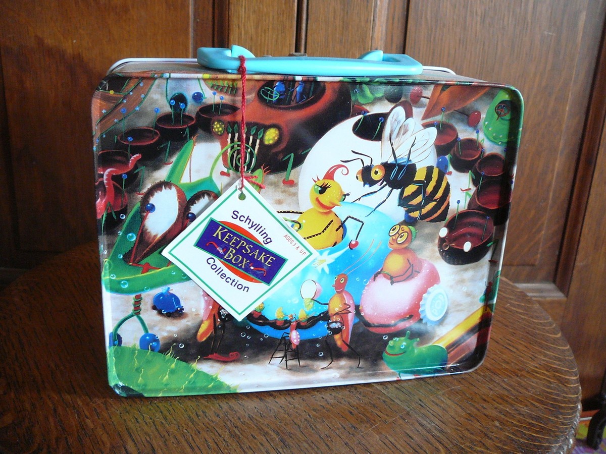 MISS SPIDER Vintage 1998 METAL LUNCHBOX - NM with TAG - SCHYLLING