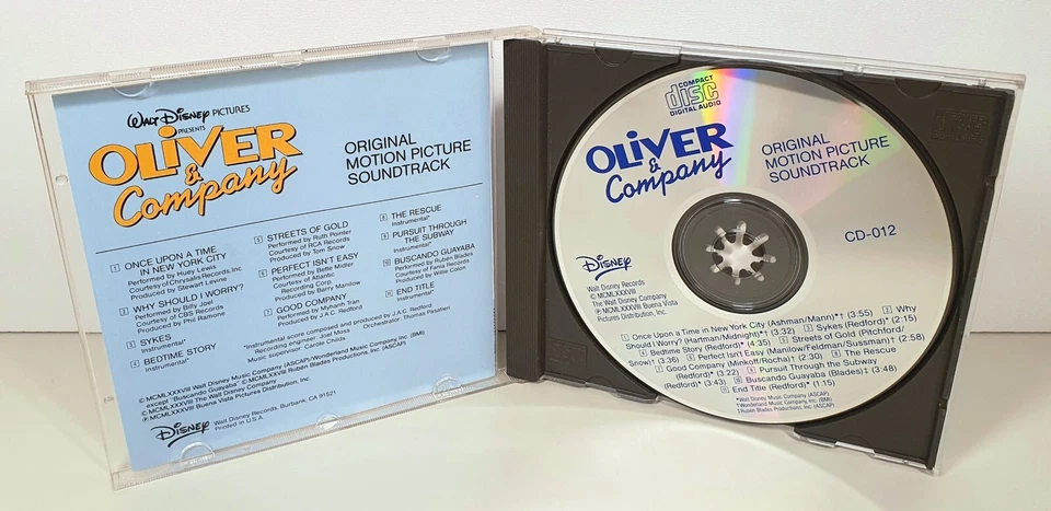 Oliver and Company - Walt Disney Soundtrack / OST CD (1988) - Bild 3 von 3