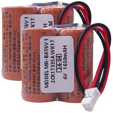 2 Pack For Mitsubishi MR-BAT6V1 2CR17335A WK1...