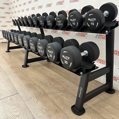 Urethan Hanteln Set 2,5kg bis 30kg von BLITZ FITNESS