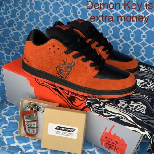 Warren Lotas x Dodge Hellcat Men’s size 9.5 SRT demon shoes Red back - Picture 1 of 12