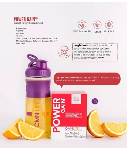 Combo Power Gain + Hom Plus Original Omnilife - Imagen 2 de 3