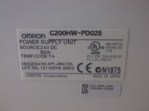 C200HW-PD025 Omron Plc Neuf en Boîte Alimentation Électrique Module Carte - Photo 4 sur 4