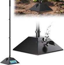 Heavy Duty Tamper Tool with Adjustable Steel Handle for Soil & Asphalt Compactio