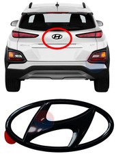 Genuine Oem Black Emblem Badge 86300cgo20 For Hyundai Kona 1723