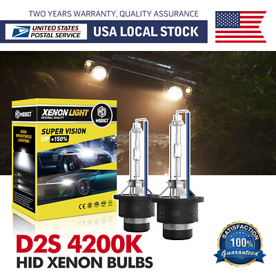 Pair D2S 4200K Super White HID Xenon Conversion Kit For 2006-2010 INFINITI M35