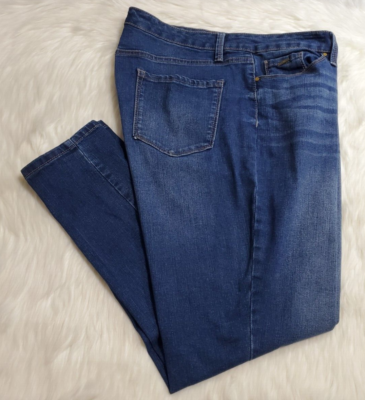 west cigarette blue Nine West Jeans Cigarette Skinny Ankle Pant Denim Blue Women's Size 16  II-10