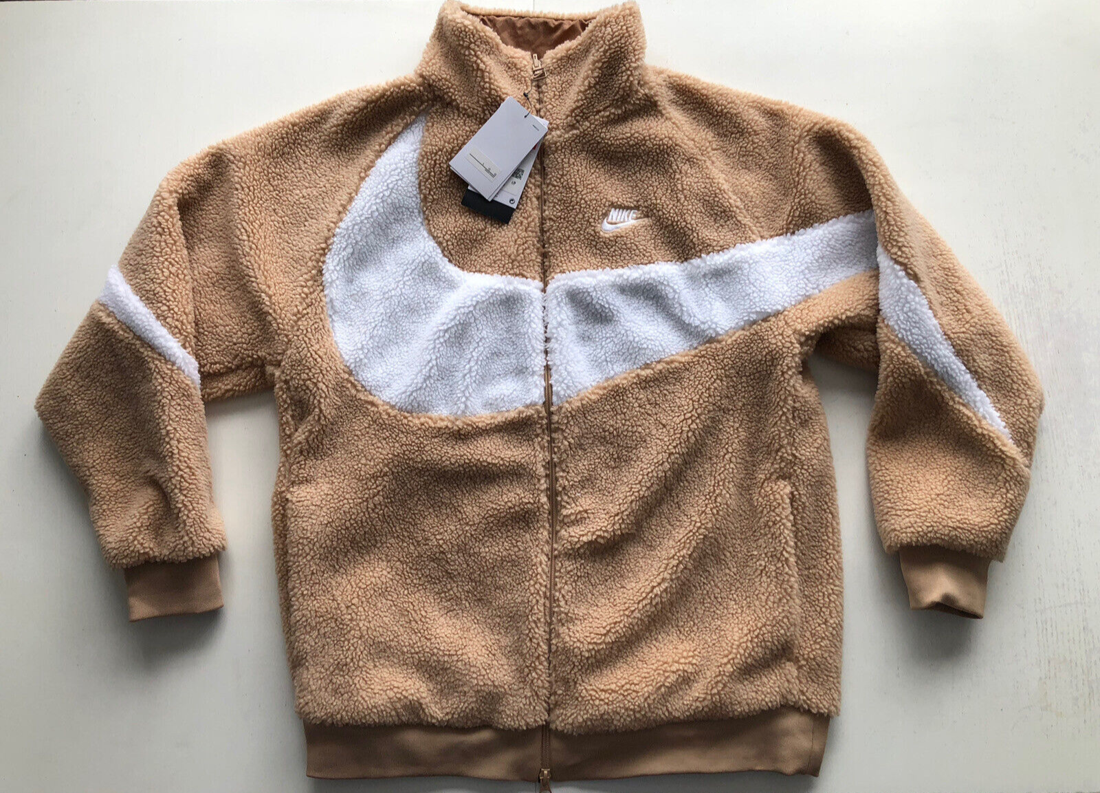 Nike Vaporwave Reversible Teddy Fleece Sherpa Jacket OG Colourway | eBay