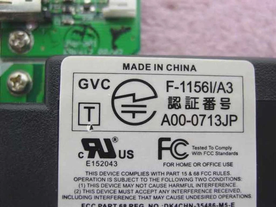 GVC F-1156I/A3 Modem Expansion Card for Sony Vaio PCV-LX800 w/USB - Image 3 of 3