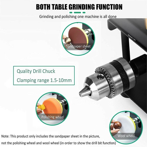 Mini Table Saw Woodworking Cutting Tool Polish Machine Bench Saw Multifunctional - Picture 11 of 12