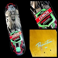 Tiago Lemos Spirit Animal Gorilla x Primitive Skateboard Debut Pro Skate Deck