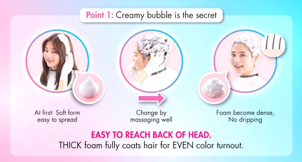 Color burbuja de cabello - marrón té leche Foto 3 de 4