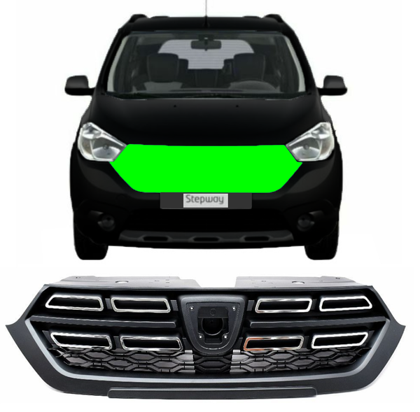 KüHlergrill FüR Dacia Dokker Stepway 2018 - 2021-image