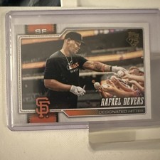 2026 Topps Series 1 Rafael Devers Golden Mirror SSP Image Variation #219 Giants