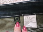 Cartise Size 10 Boot Distressed Sequins Rhinestone Pockets Stretch Blue Jeans — photo 3