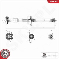 Antriebswelle Esen SKV 76SKV064 FüR BMW X3 E83