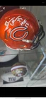 Brian Urlacher Autographed Chicago Bears Mini Football Helmet BAS Certified