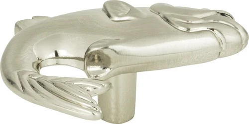 Atlas 2204-BRN Fish Knob 2 1/4 Inch - Brushed Nickel - Picture 2 of 2