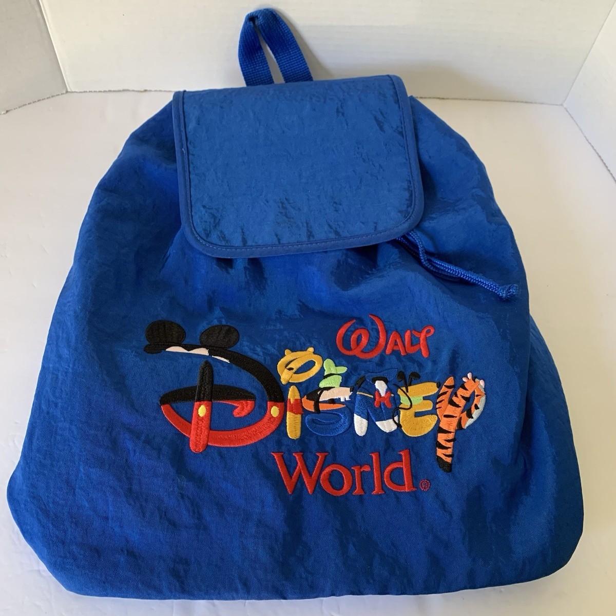 Walt Disney World 刺繍リュック 青 Vintage Walt Disney World