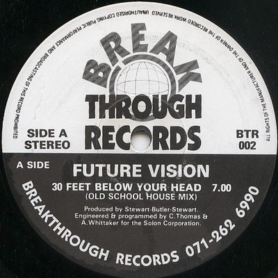Future Vision - 30 Feet Below Your Head (12'')