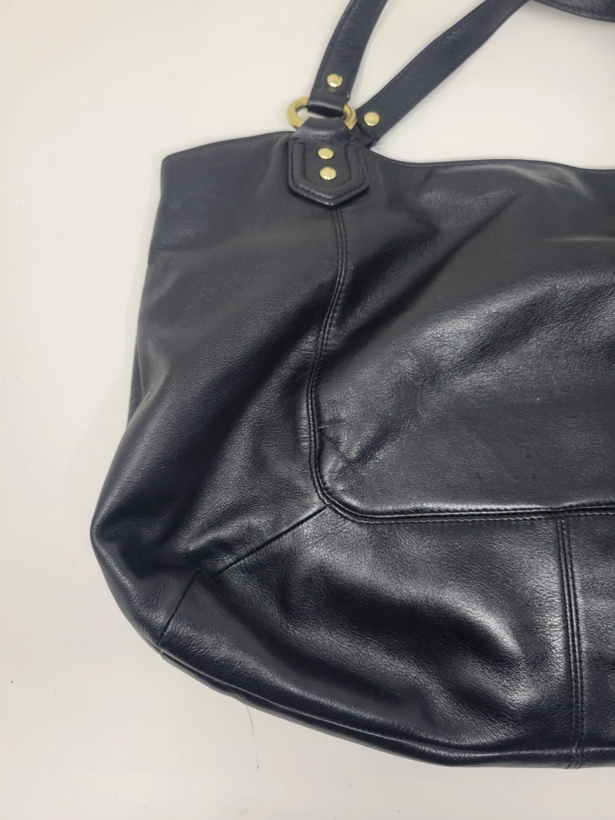 Borsa a tracolla Coach Campbell Belle in pelle nera F1381 F24961