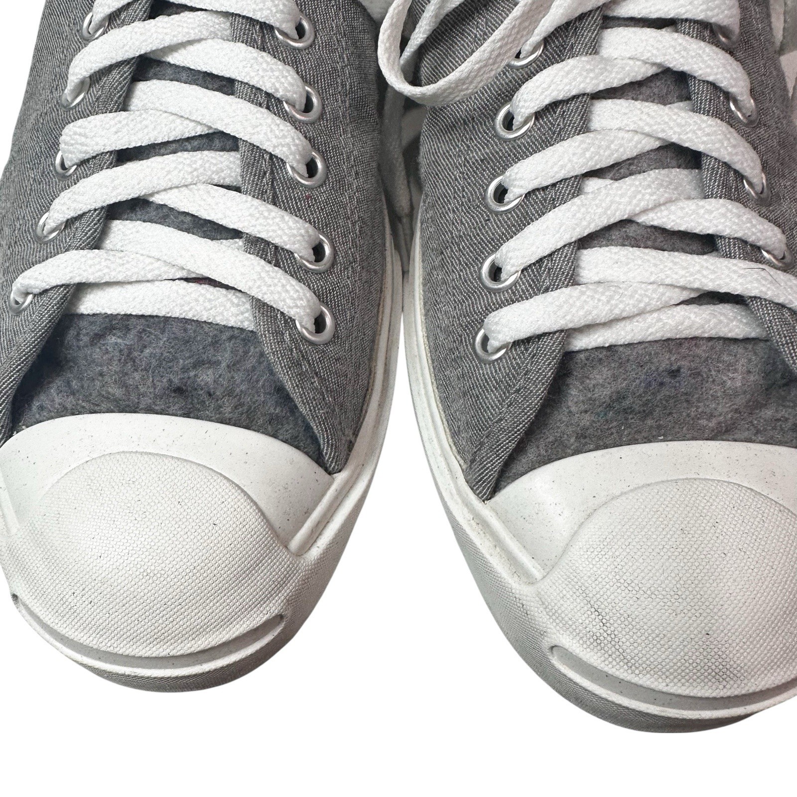 Gray Converse Jack Purcell sneakers — Carefully Chosen ❤️ Size W 11/M 9.5 thumbnail 8