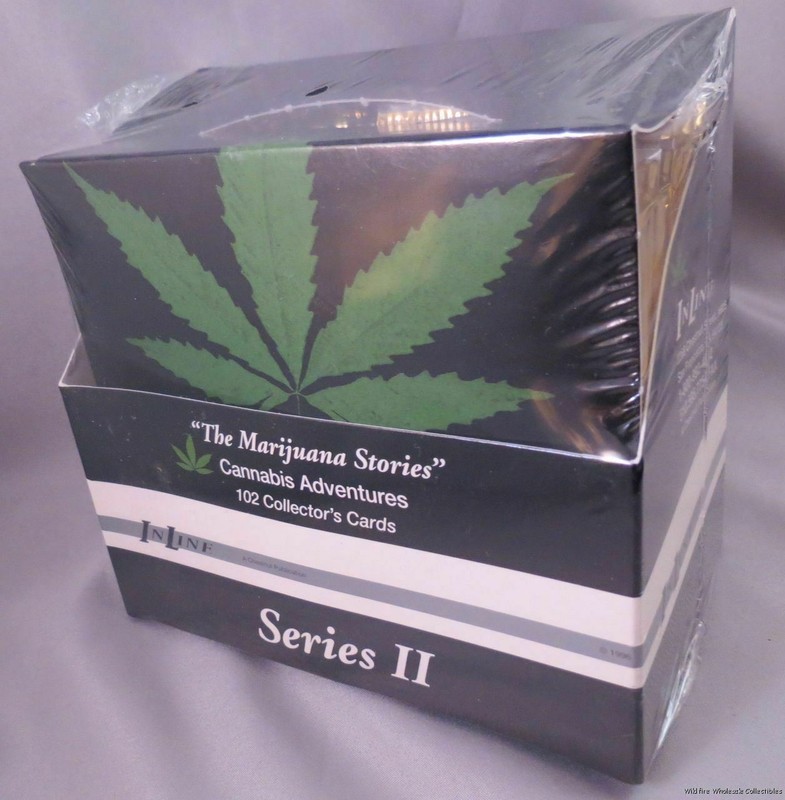 WHOLESALE BOX of  POT MARIJUANA CARDS Inline hemp art cannabis gold lot hash